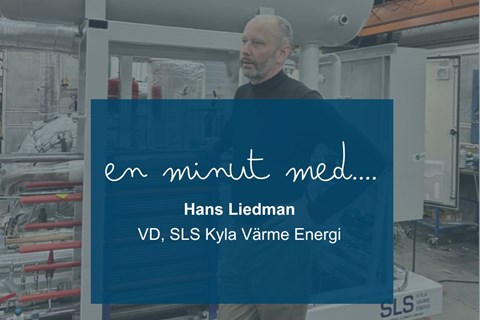 En minut med Hans Liedman…